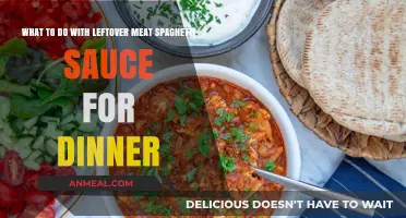 Creative Ways to Repurpose Leftover Meat Spaghetti Sauce for Dinner