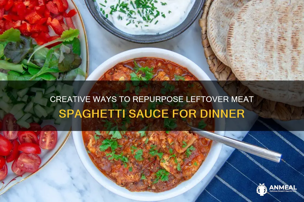 what to do with leftover meat spaghetti sauce for dinner