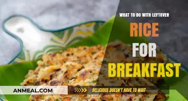 Creative Breakfast Ideas: Transforming Leftover Rice into Morning Delights