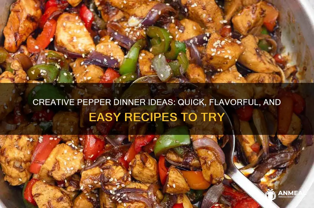 what to do with peppers for dinner
