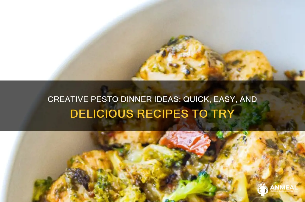 what to do with pesto for dinner