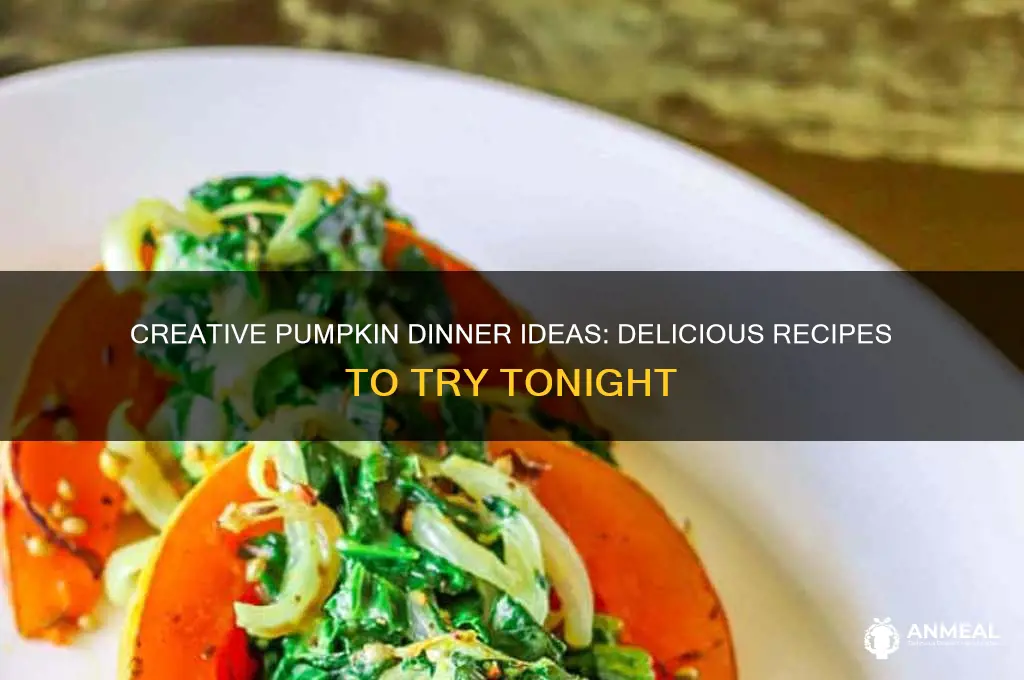 what to do with pumpkin for dinner
