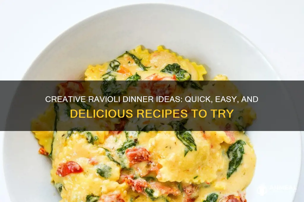 what to do with ravioli for dinner