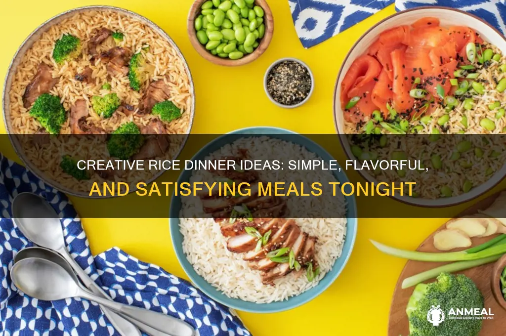 what to do with rice for dinner