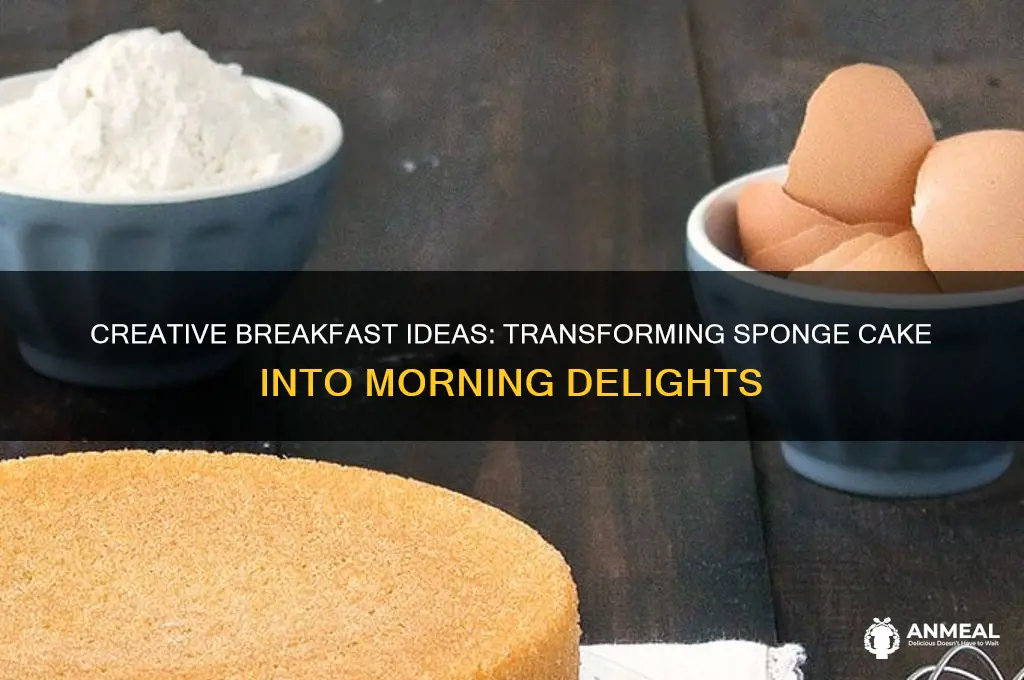 what to do with sponge cake for breakfast