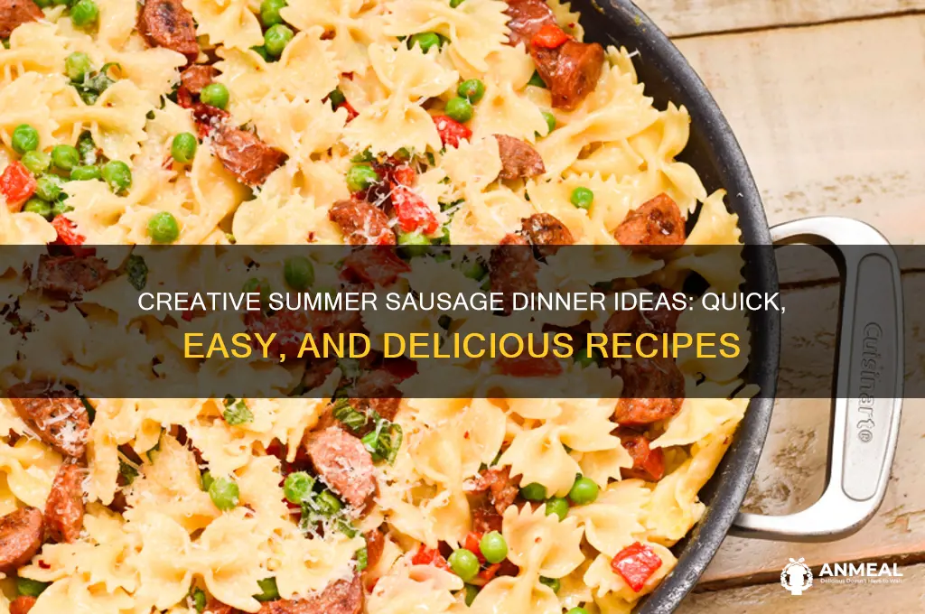 what to do with summer sausage for dinner