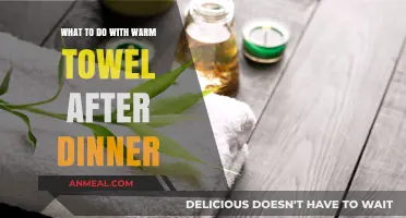 Post-Dinner Warm Towel Hacks: Creative Uses for Refreshment and Relaxation
