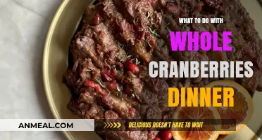 Creative Ways to Use Whole Cranberries for Your Next Dinner