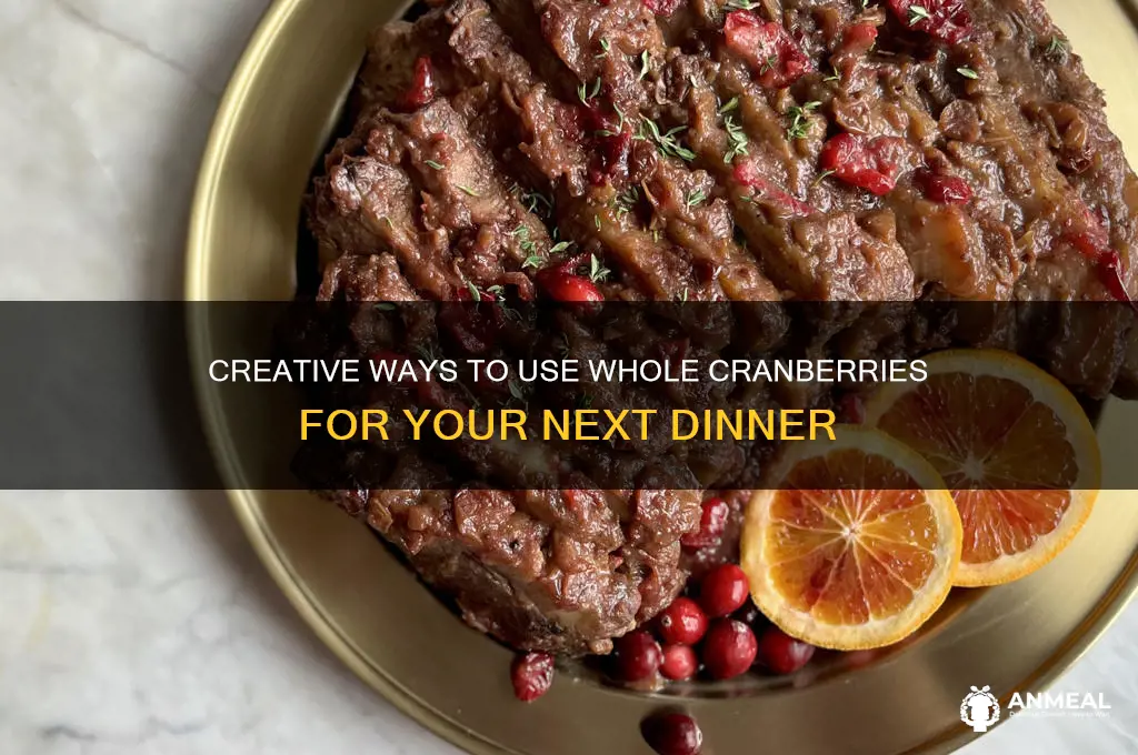 what to do with whole cranberries dinner