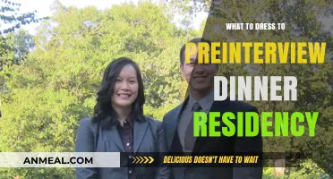 Dress to Impress: Pre-Interview Dinner Residency Outfit Guide
