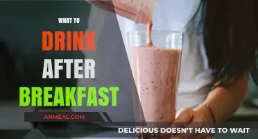 Post-Breakfast Beverages: Healthy Drink Options to Kickstart Your Day