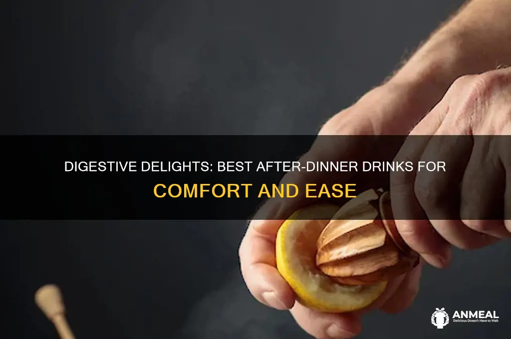 what to drink after dinner for better digestion