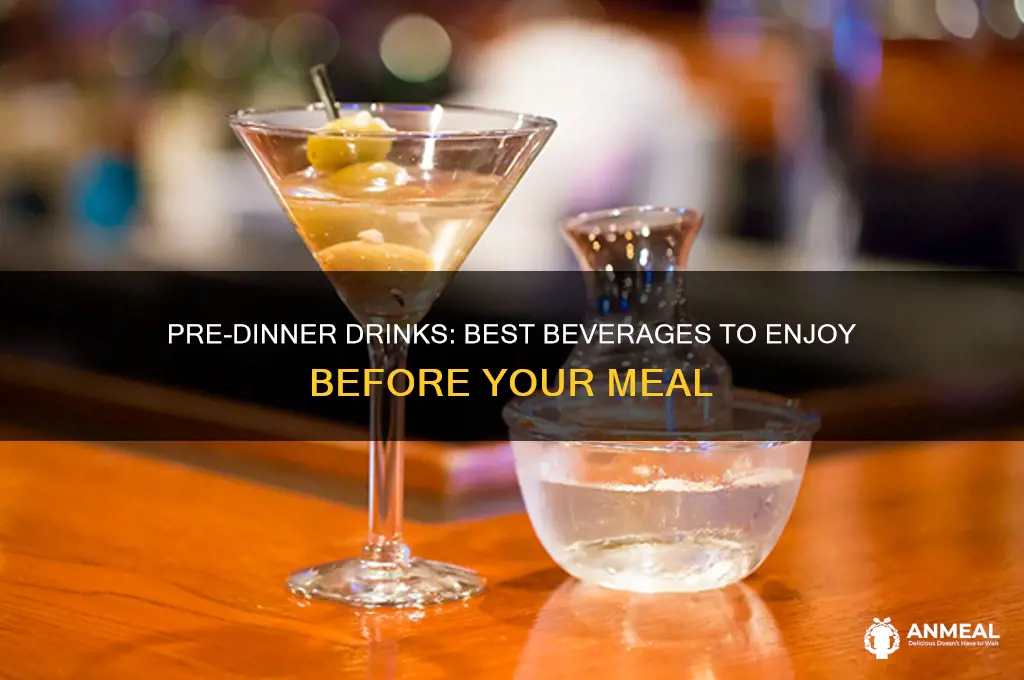what to drink before dinner