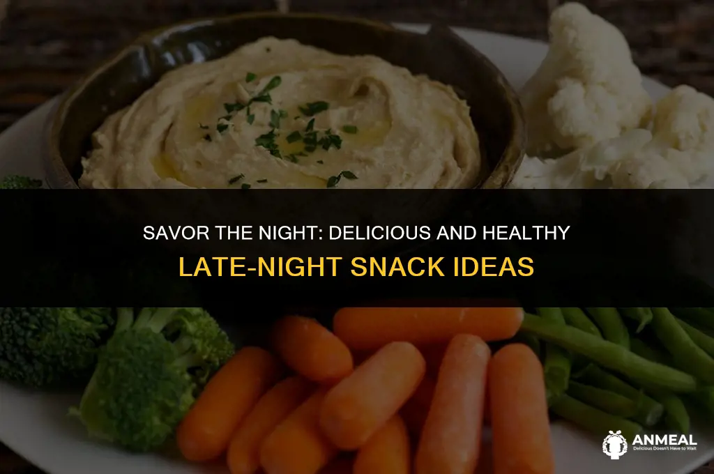 what to eat for late night snack