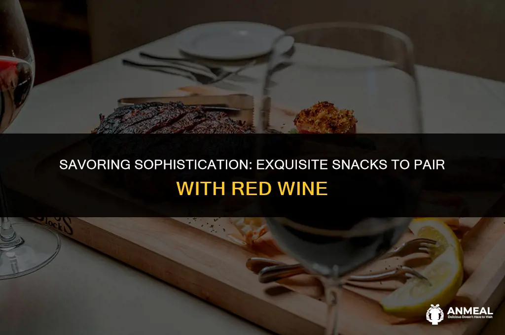 what to eat with red wine snacks