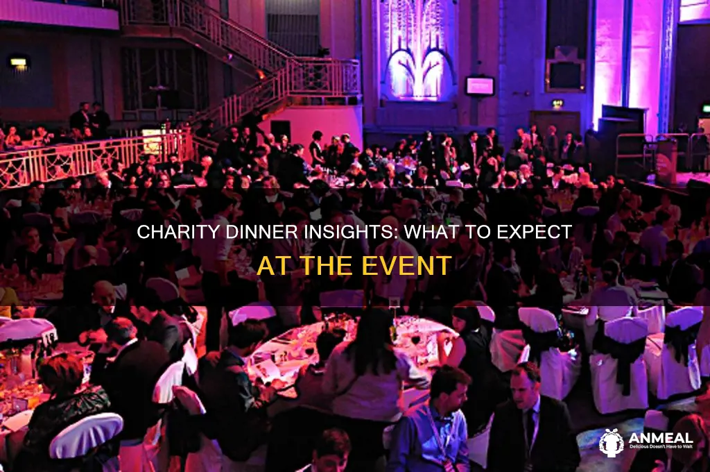 what to expect at a charity dinner