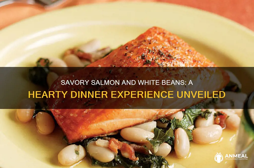 what to expect dinner salmon white beans