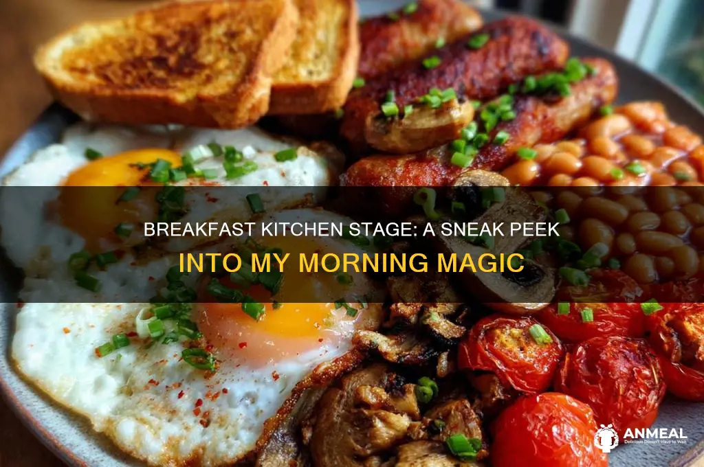 what to expect in my breakfast kitchen stage