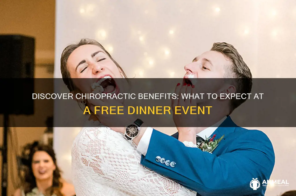 what to expect on free chiropractic dinner