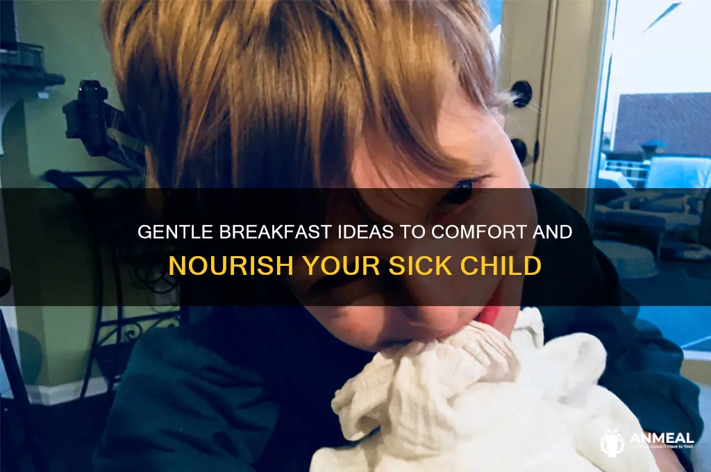 what to feed a sick child for breakfast