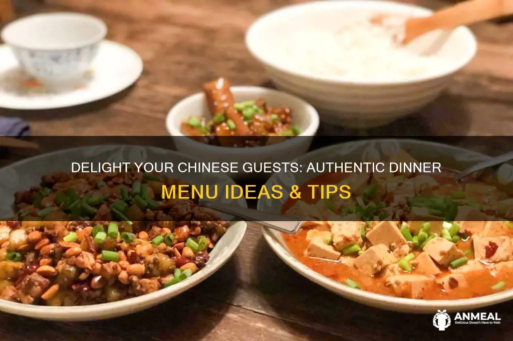 what to feed chinese guests for dinner
