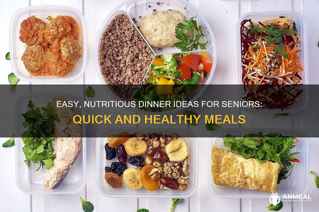 what to fix for dinner for a senior