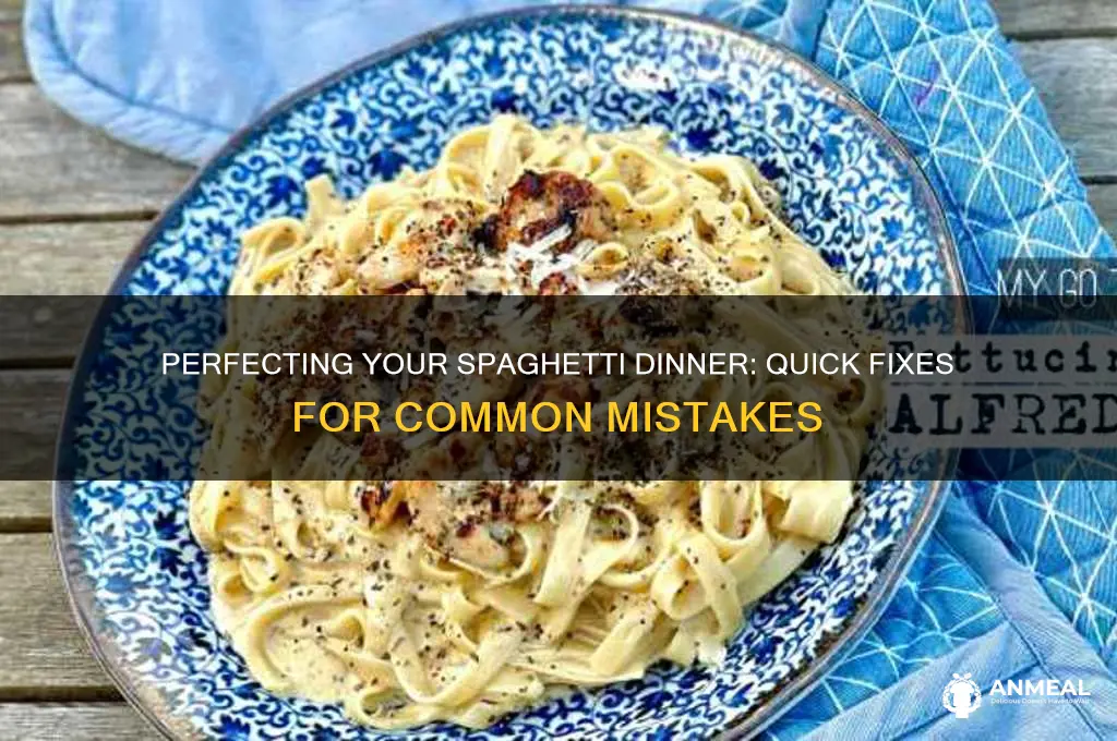 what to fix with spaghetti dinner