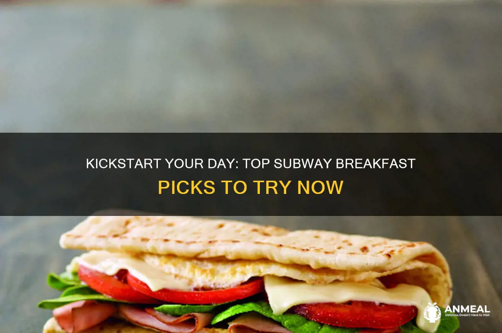 what to get at subway for breakfast