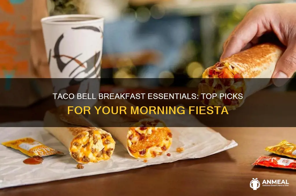 what to get at taco bell breakfast