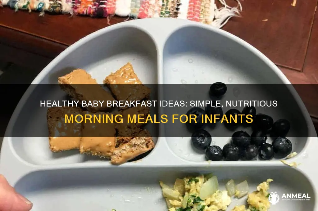 what to give babies for breakfast