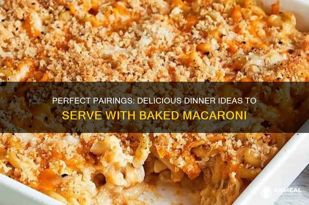 what to go with bake macaroni for dinner