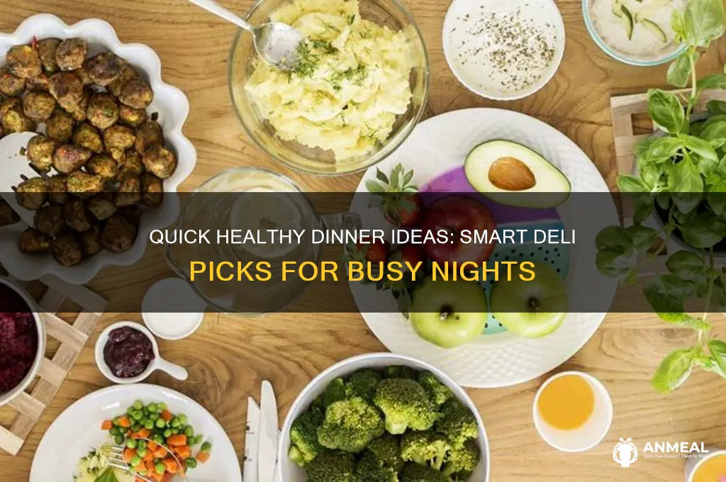 what to grab at deli for healthy dinner