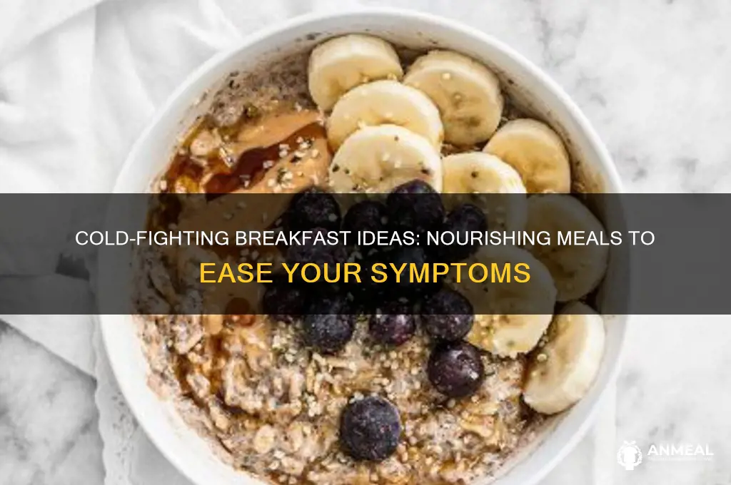 what to hae for breakfast if you have a cold