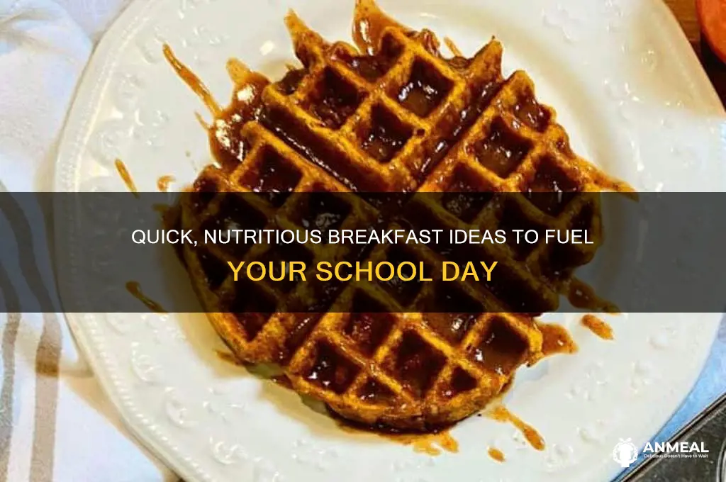 what to have for breakfast before school