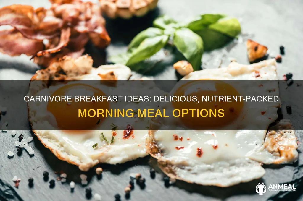 what to have for breakfast on a carnivore diet