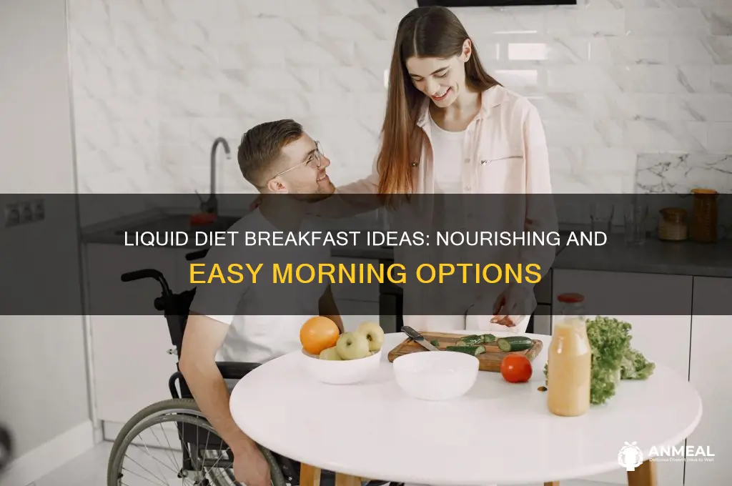 what to have for breakfast on a liquid diet
