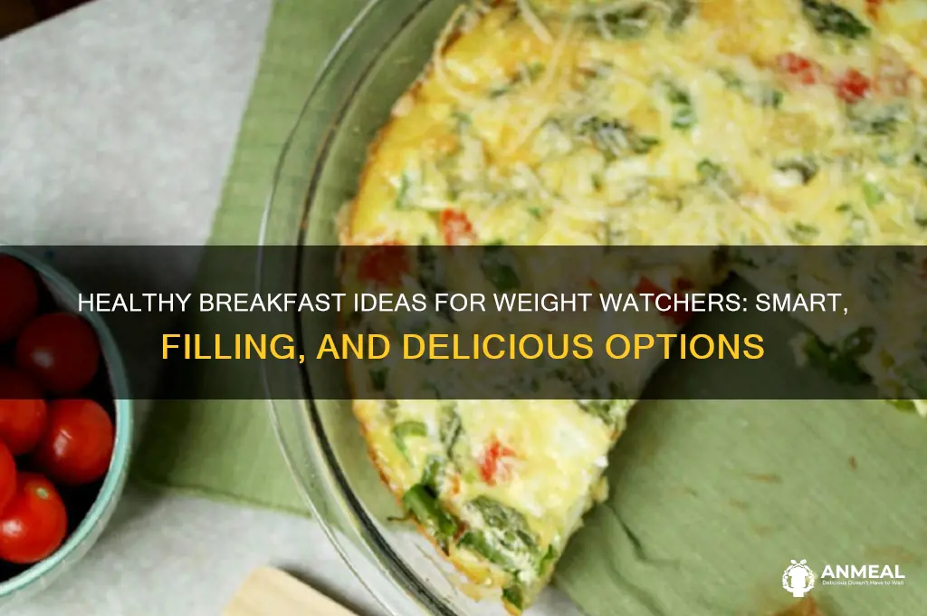 what to have for breakfast on weight watchers