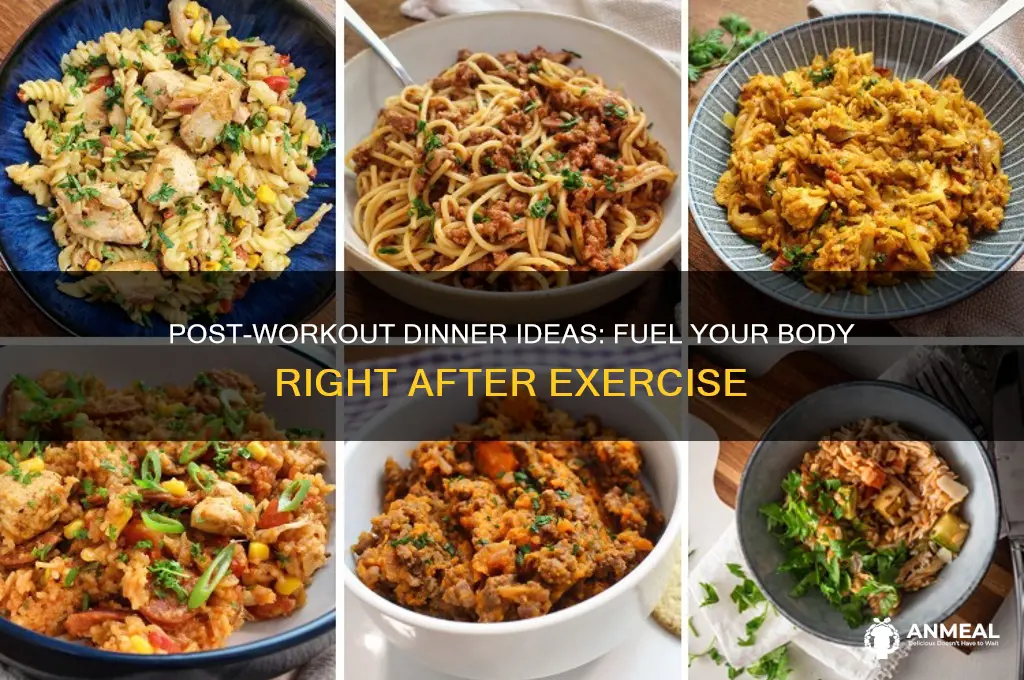 what to have for dinner after workout