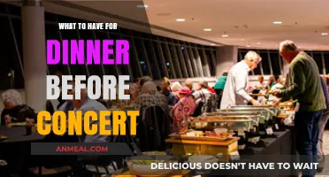 Pre-Concert Dinner Ideas: Fuel Your Night with Energy and Flavor