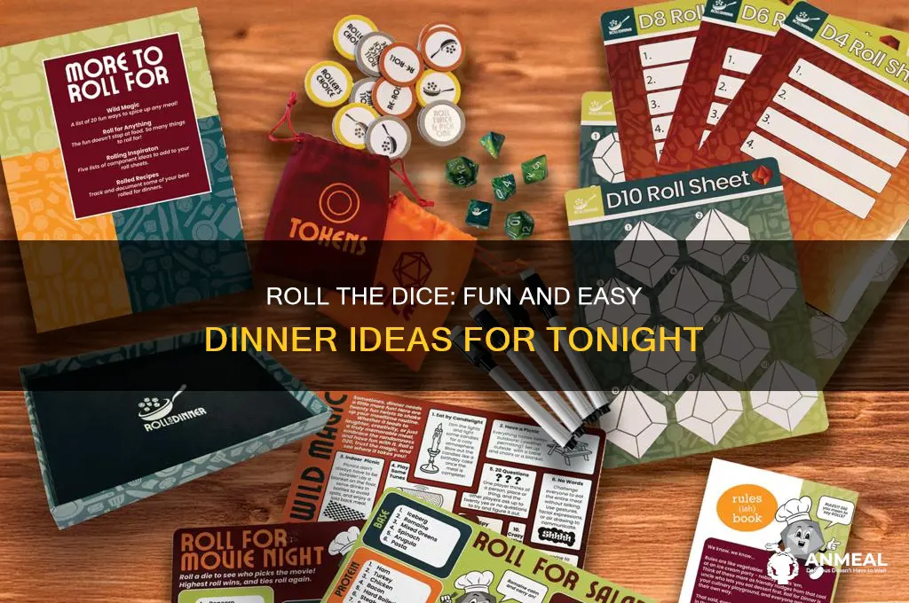 what to have for dinner dice