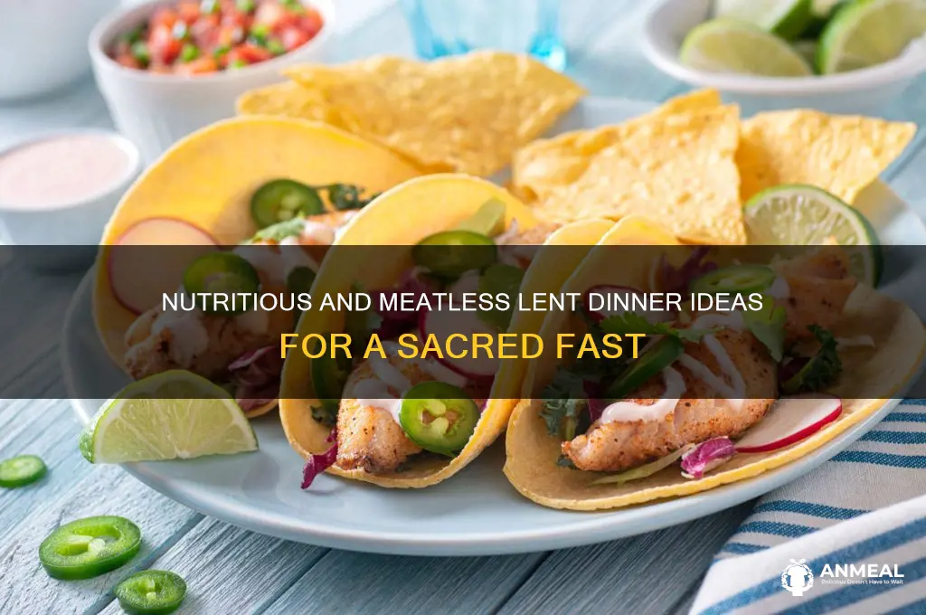what to have for dinner during lent