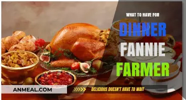 Fannie Farmer's Timeless Dinner Ideas for a Cozy Evening