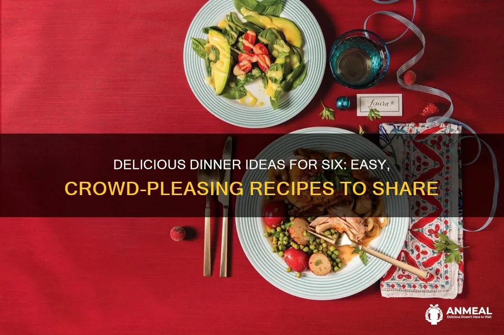 what to have for dinner for group of 6