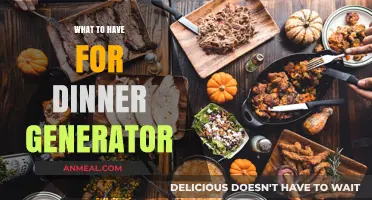 Delicious Dinner Ideas: Your Ultimate Meal Generator for Tonight's Feast