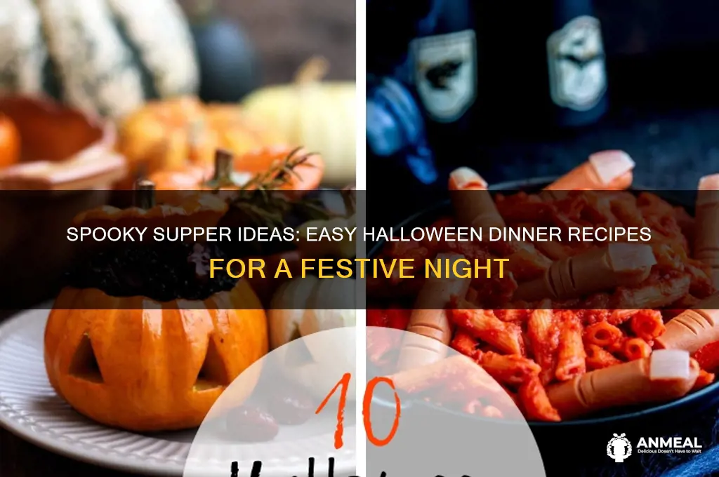 what to have for dinner halloween night