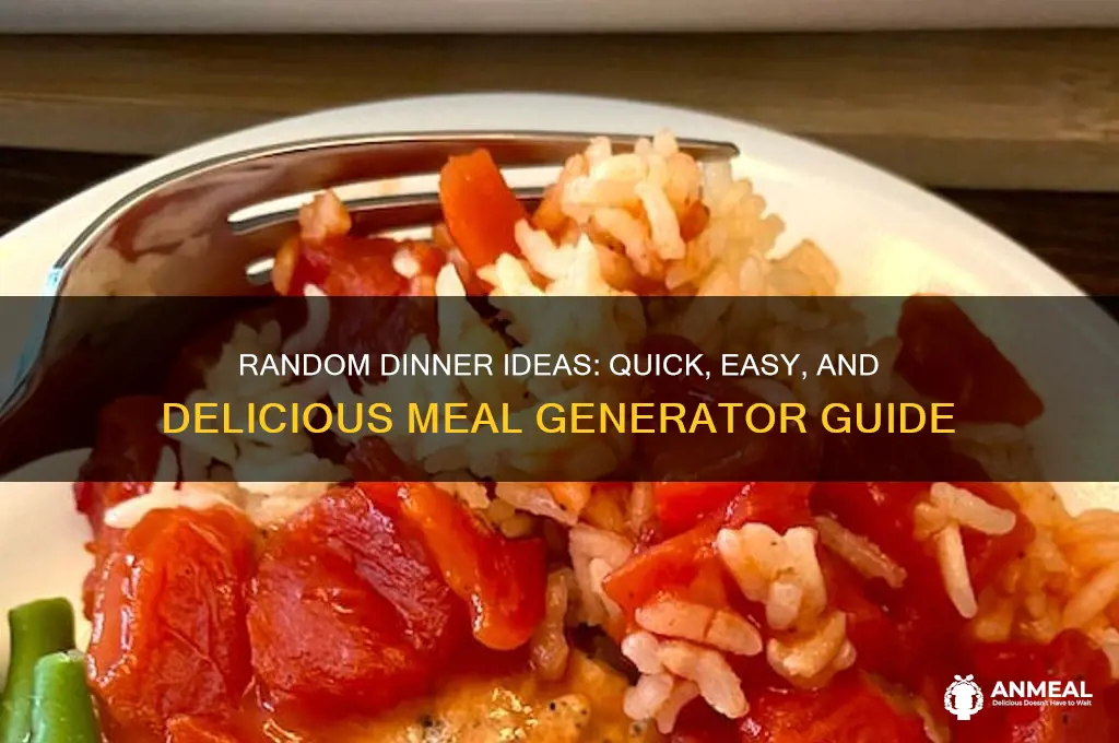 what to have for dinner random generator