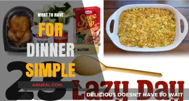 Quick and Easy Dinner Ideas for Busy Weeknights