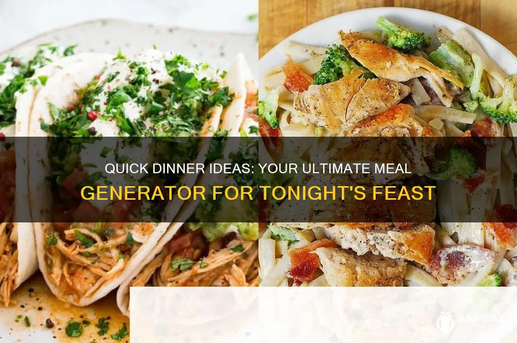what to have for dinner tonight generator