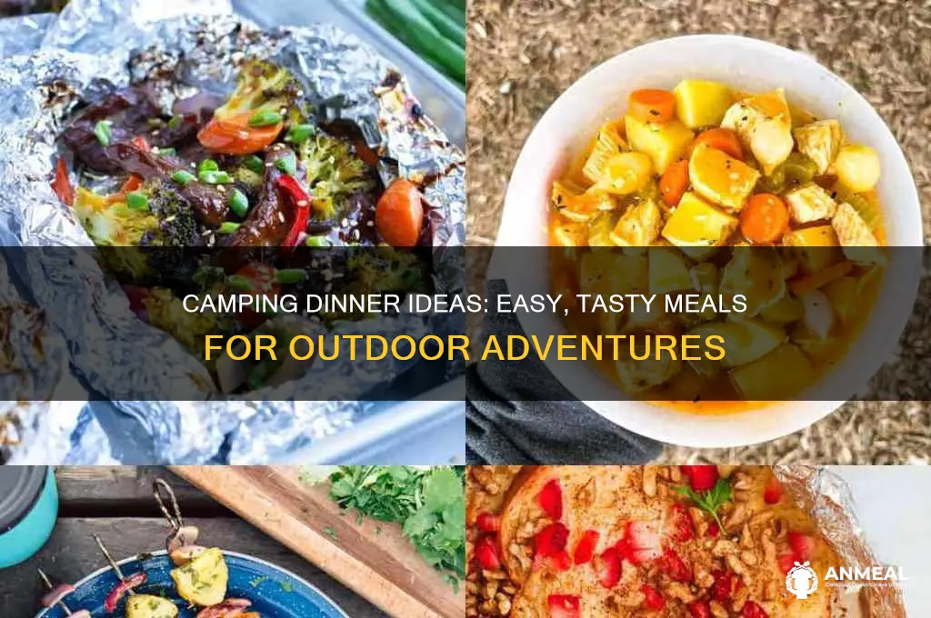 what to have for dinner while camping