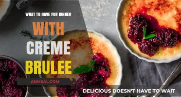 Perfect Dinner Pairings to Complement Your Crème Brûlée Dessert